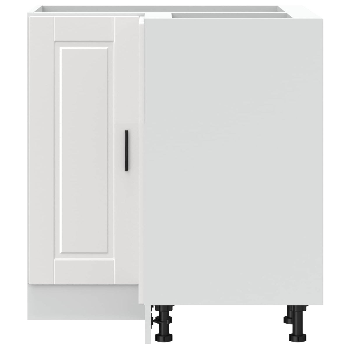 Kitchen Corner Base Cabinet "Porto" High Gloss White