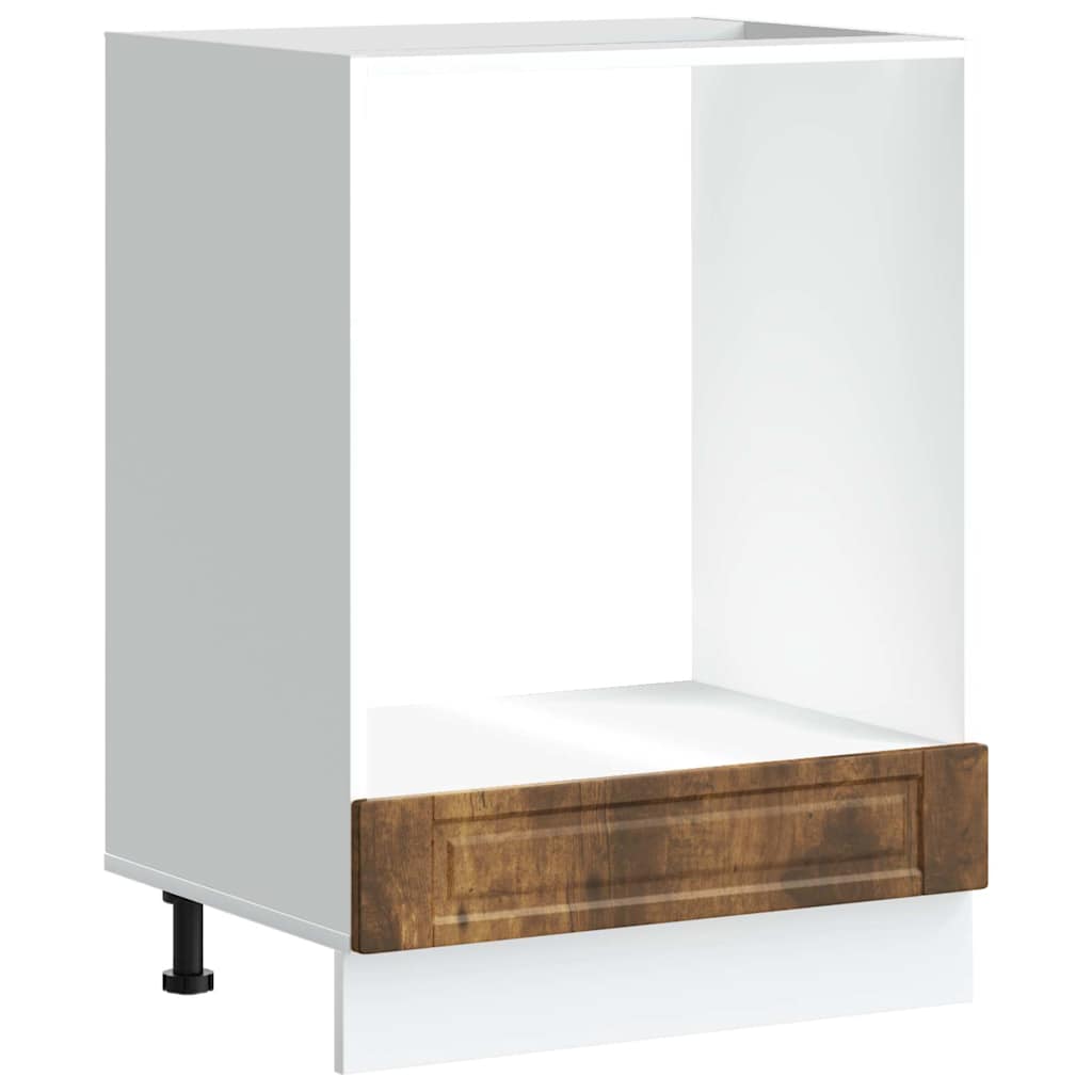 Oven Cabinet Porto Smoked Oak Engineered Wood