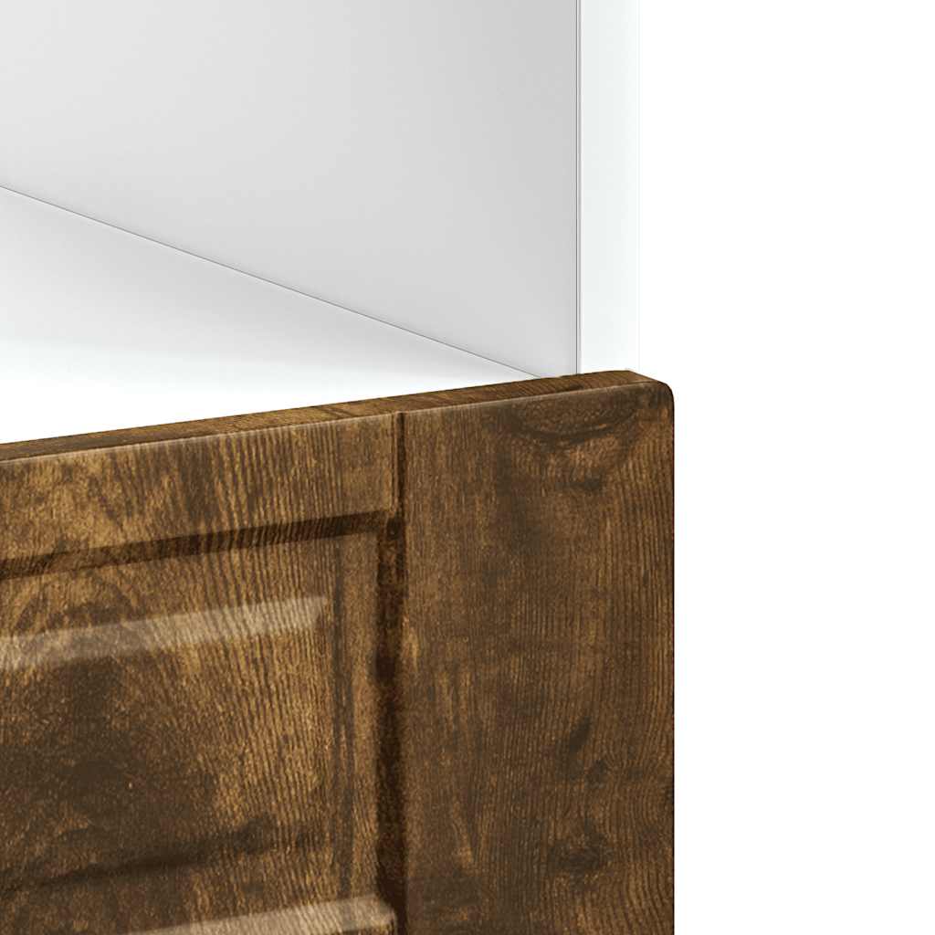 Oven Cabinet "Porto" Smoked Oak Engineered Wood