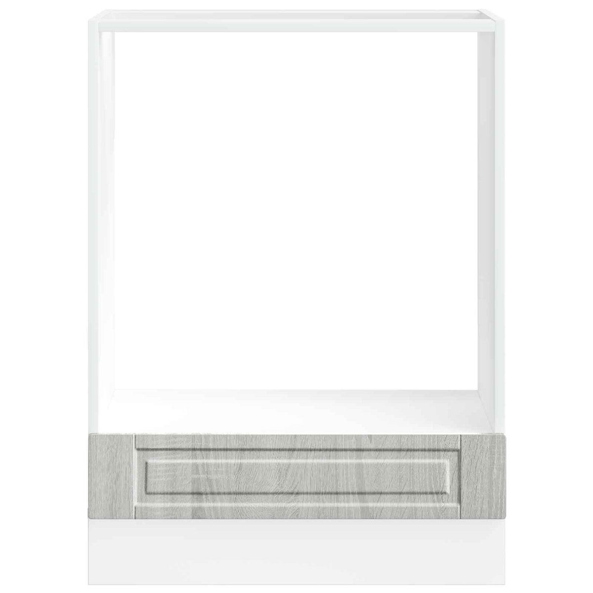 Oven Cabinet "Porto" Grey Sonoma Engineered Wood