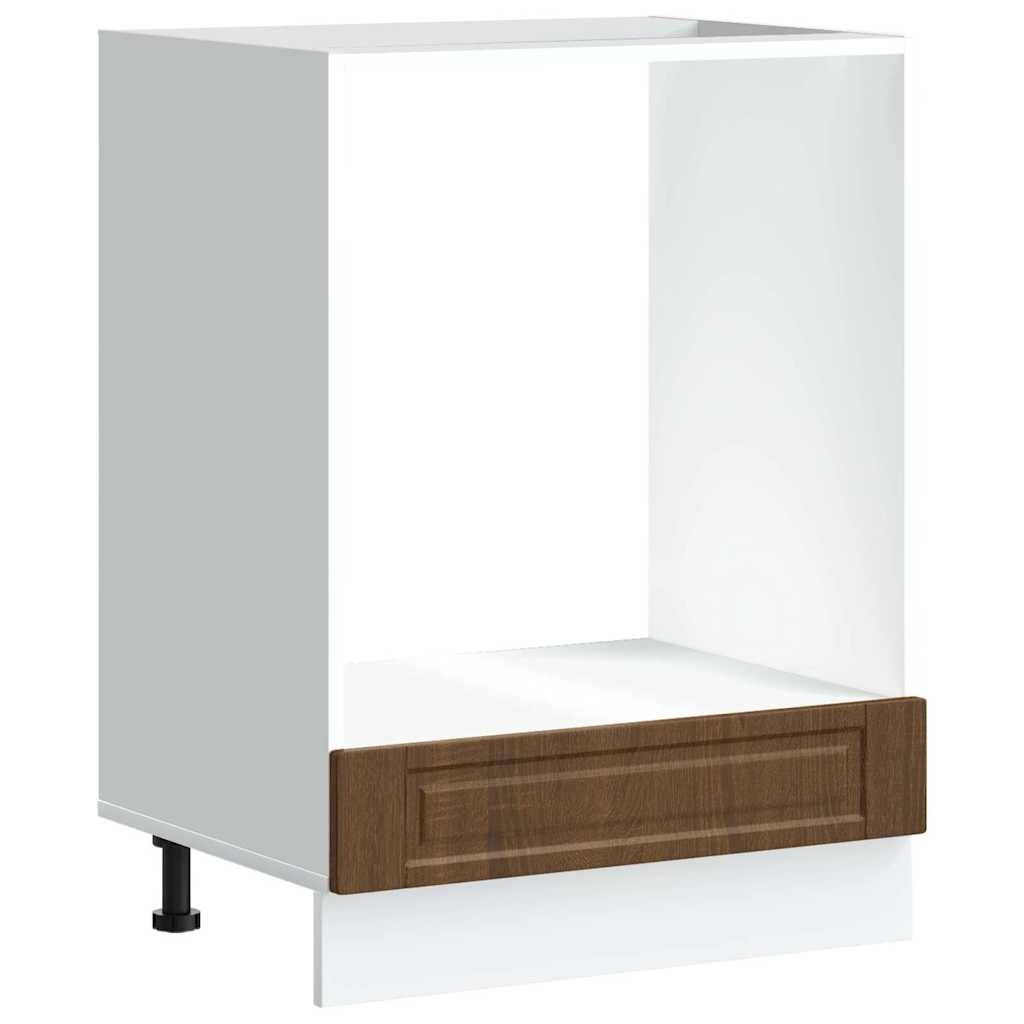 Oven Cabinet "Porto" Brown Oak Engineered Wood