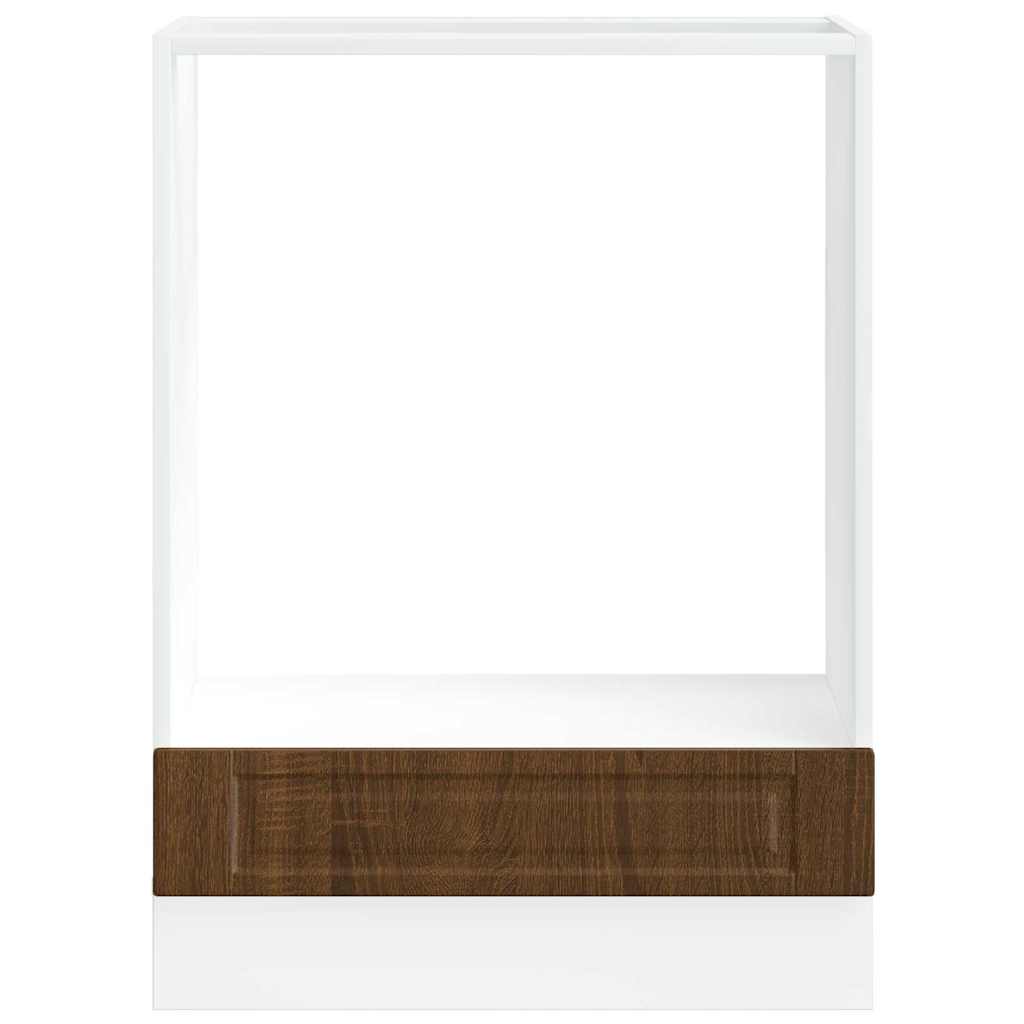 Oven Cabinet "Porto" Brown Oak Engineered Wood