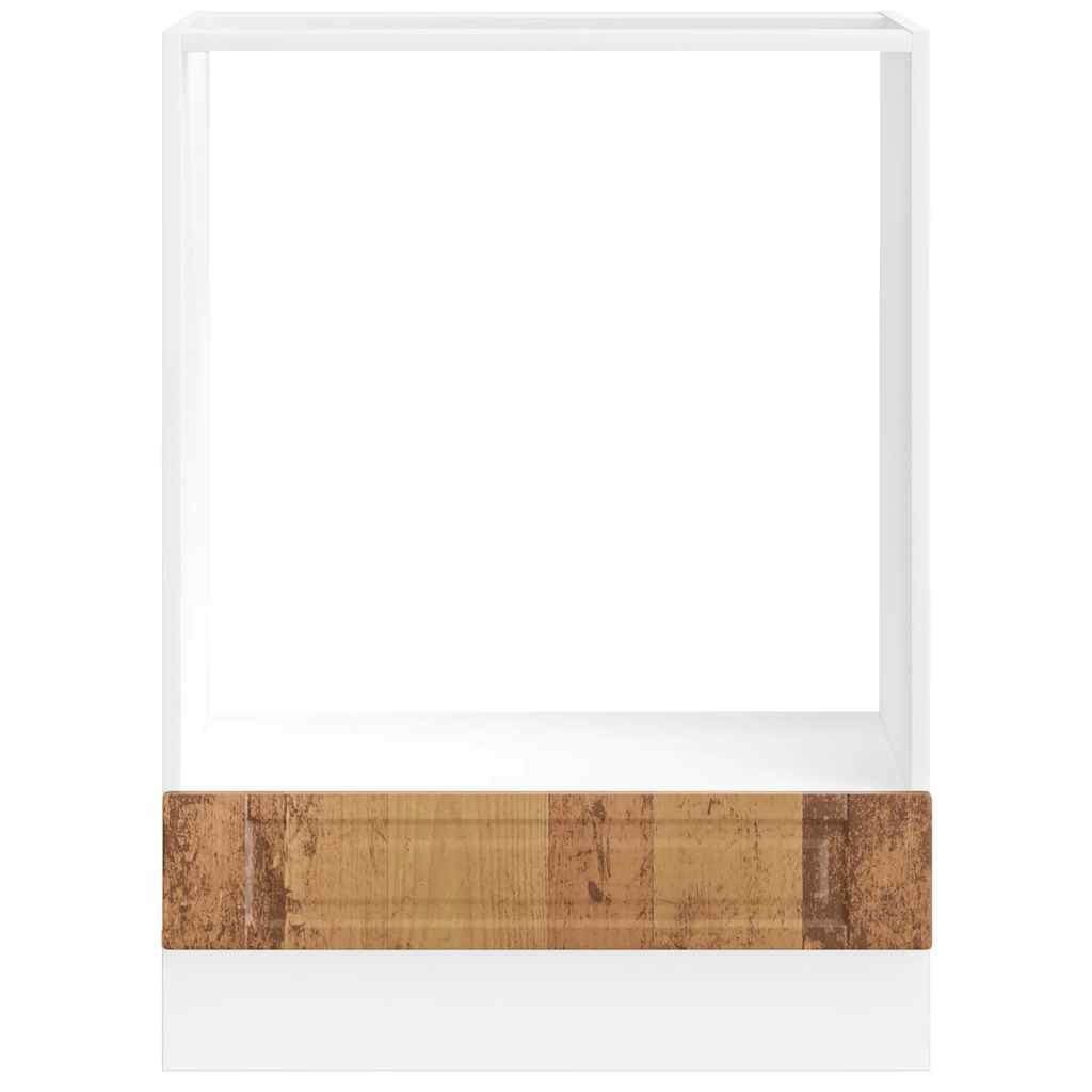 Oven Cabinet Porto Old Wood Engineered Wood