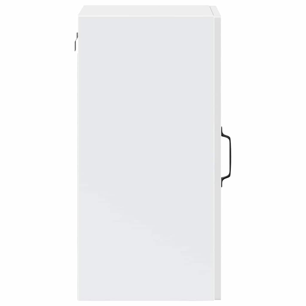 Kitchen Wall Cabinet with Glass Door Porto High Gloss White