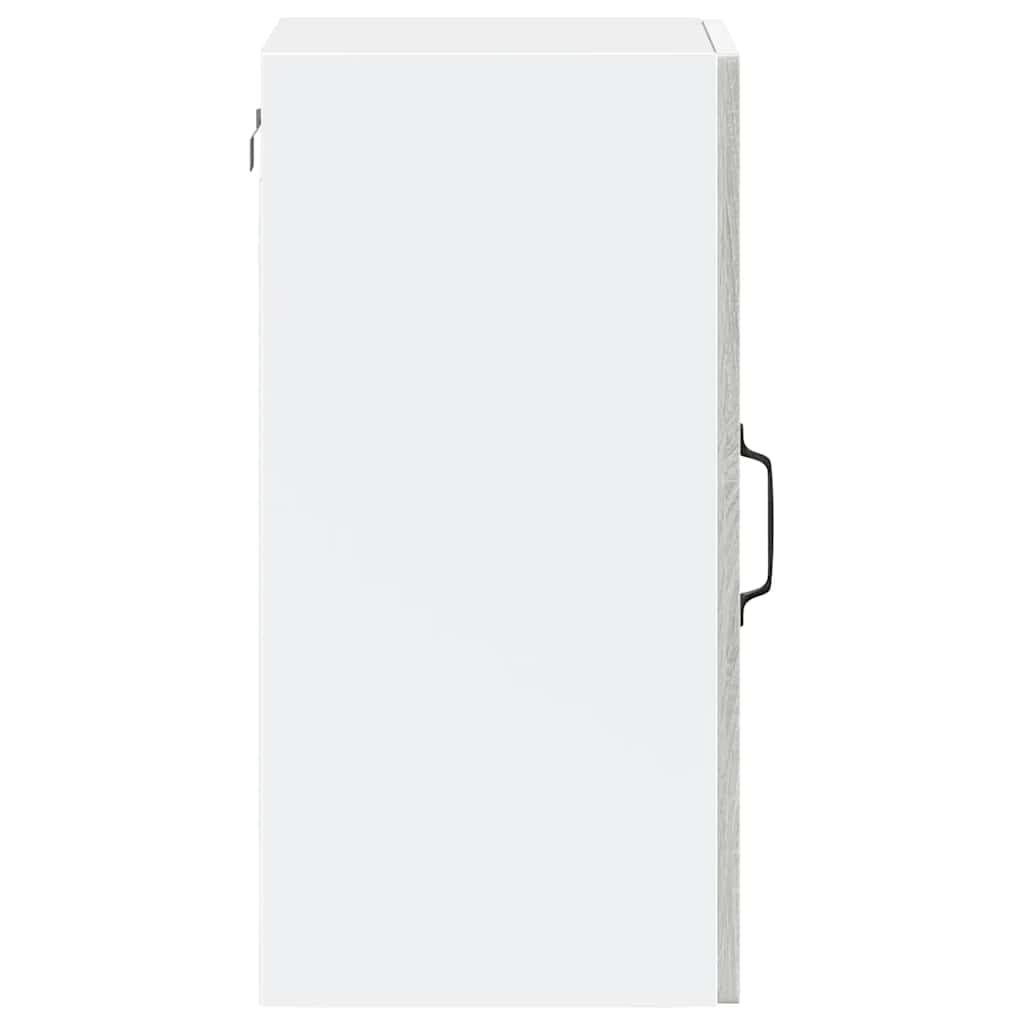 Kitchen Wall Cabinet with Glass Door Porto Grey Sonoma