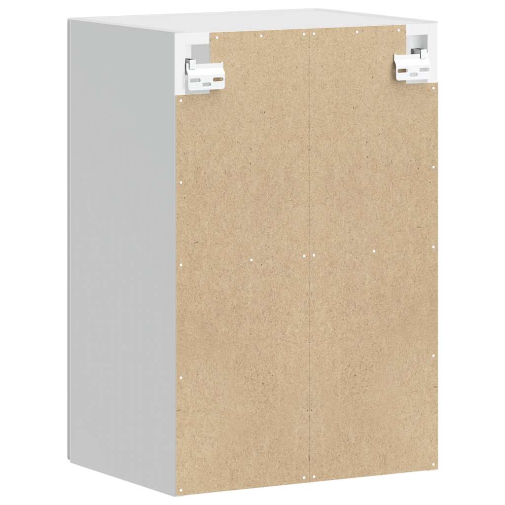 Kitchen Wall Cabinet with Glass Door Porto Grey Sonoma