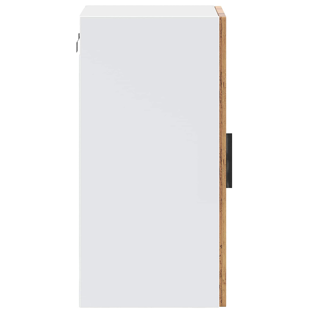 Kitchen Wall Cabinet with Glass Door "Porto" Old Wood