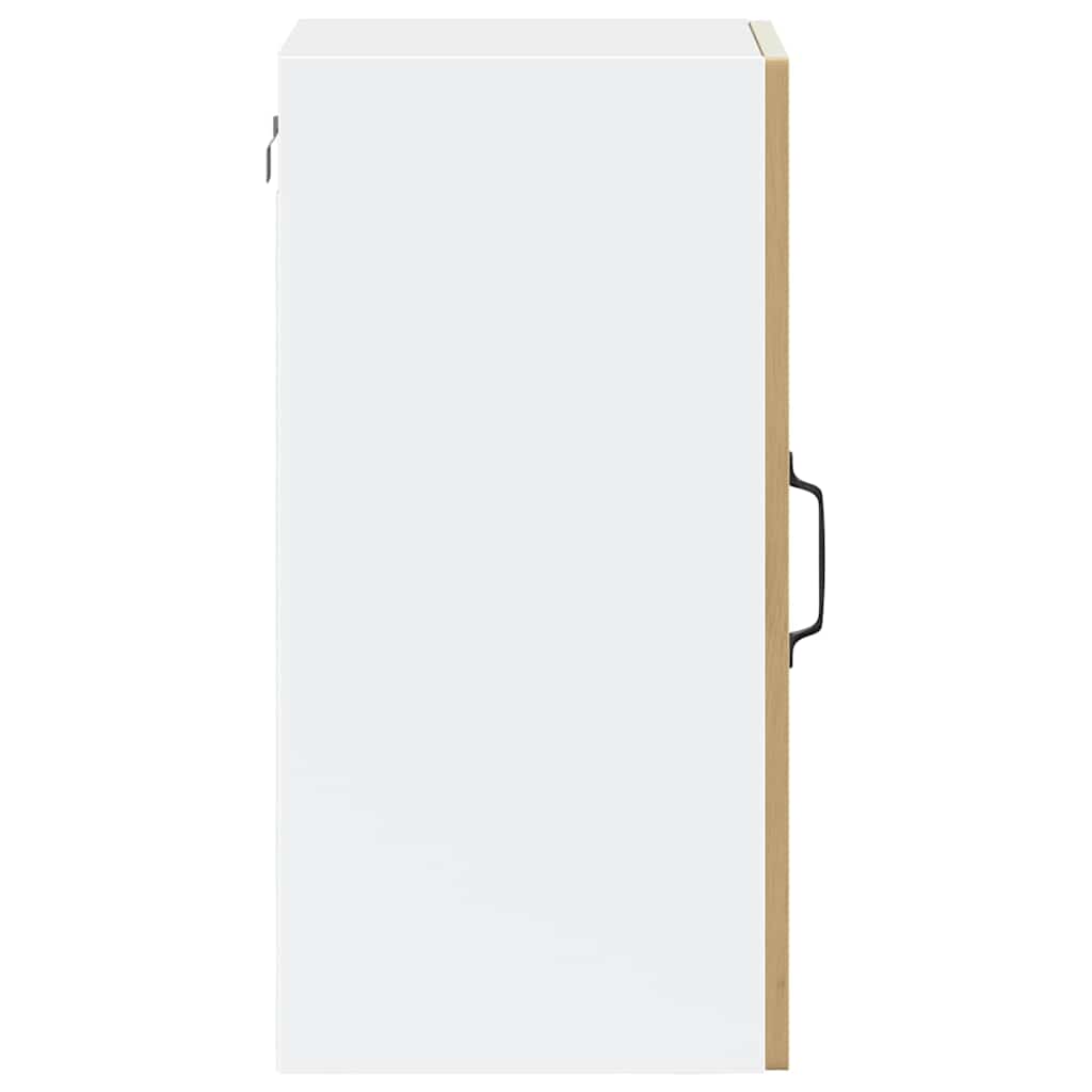 Kitchen Wall Cabinet with Glass Door Porto Artisan Oak