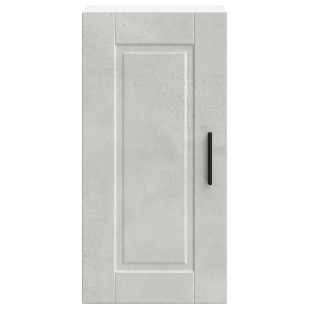 Kitchen Wall Cabinet "Porto" Concrete Grey Engineered Wood