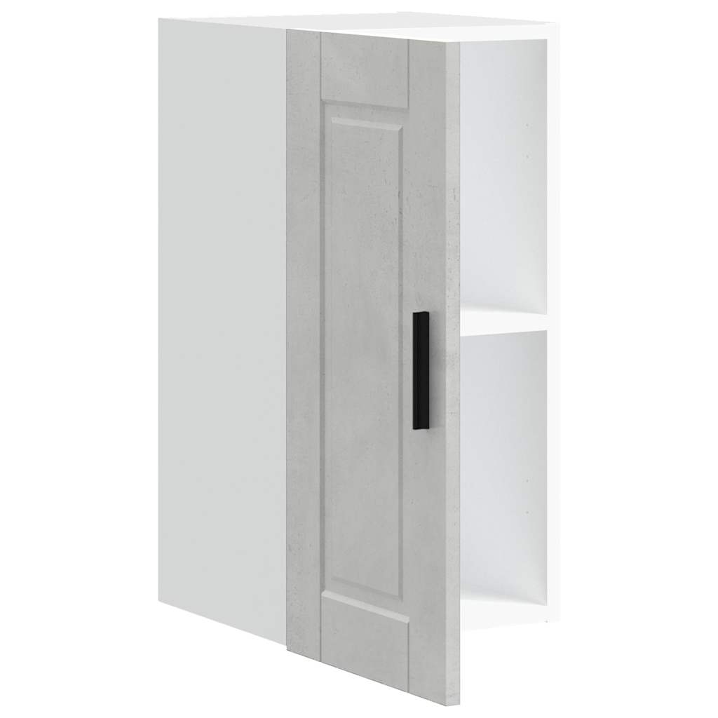 Kitchen Wall Cabinet Porto Concrete Grey Engineered Wood