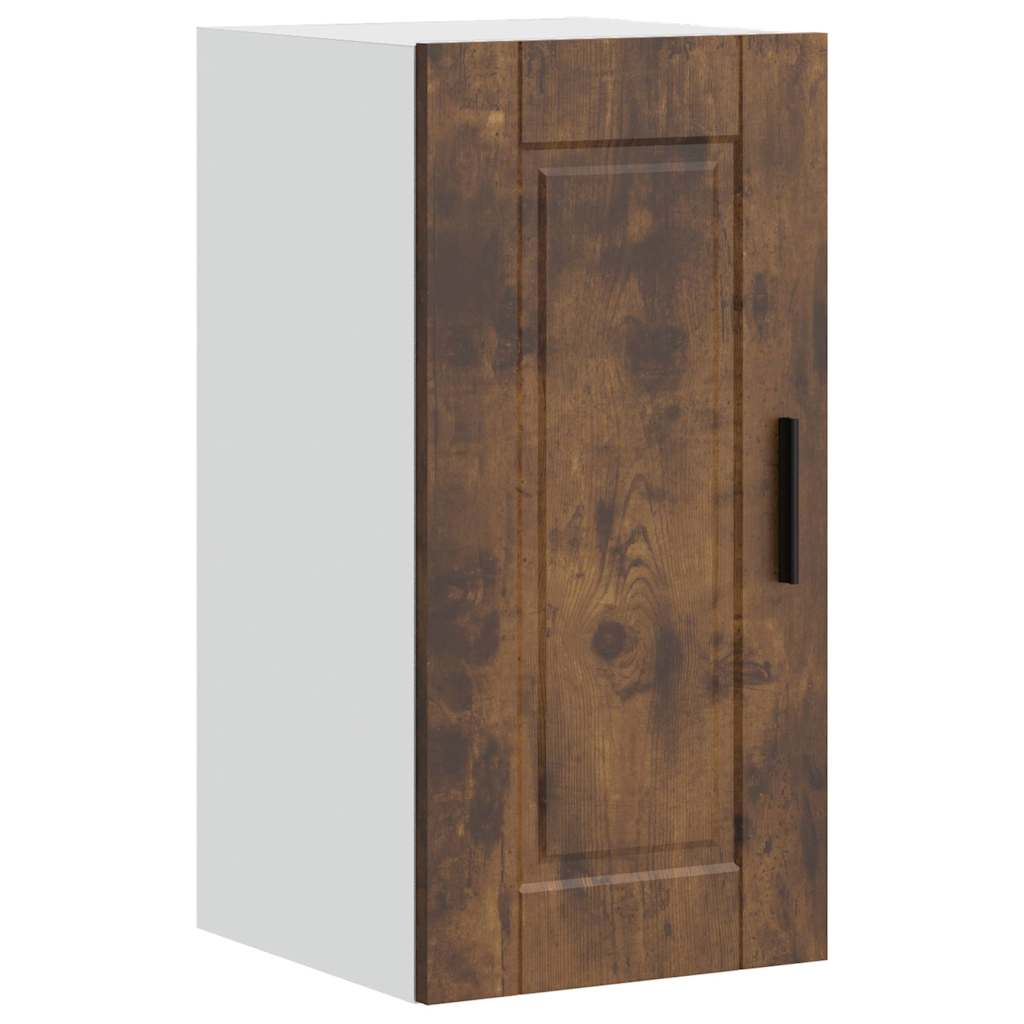 Kitchen Wall Cabinet "Porto" Smoked Oak Engineered Wood