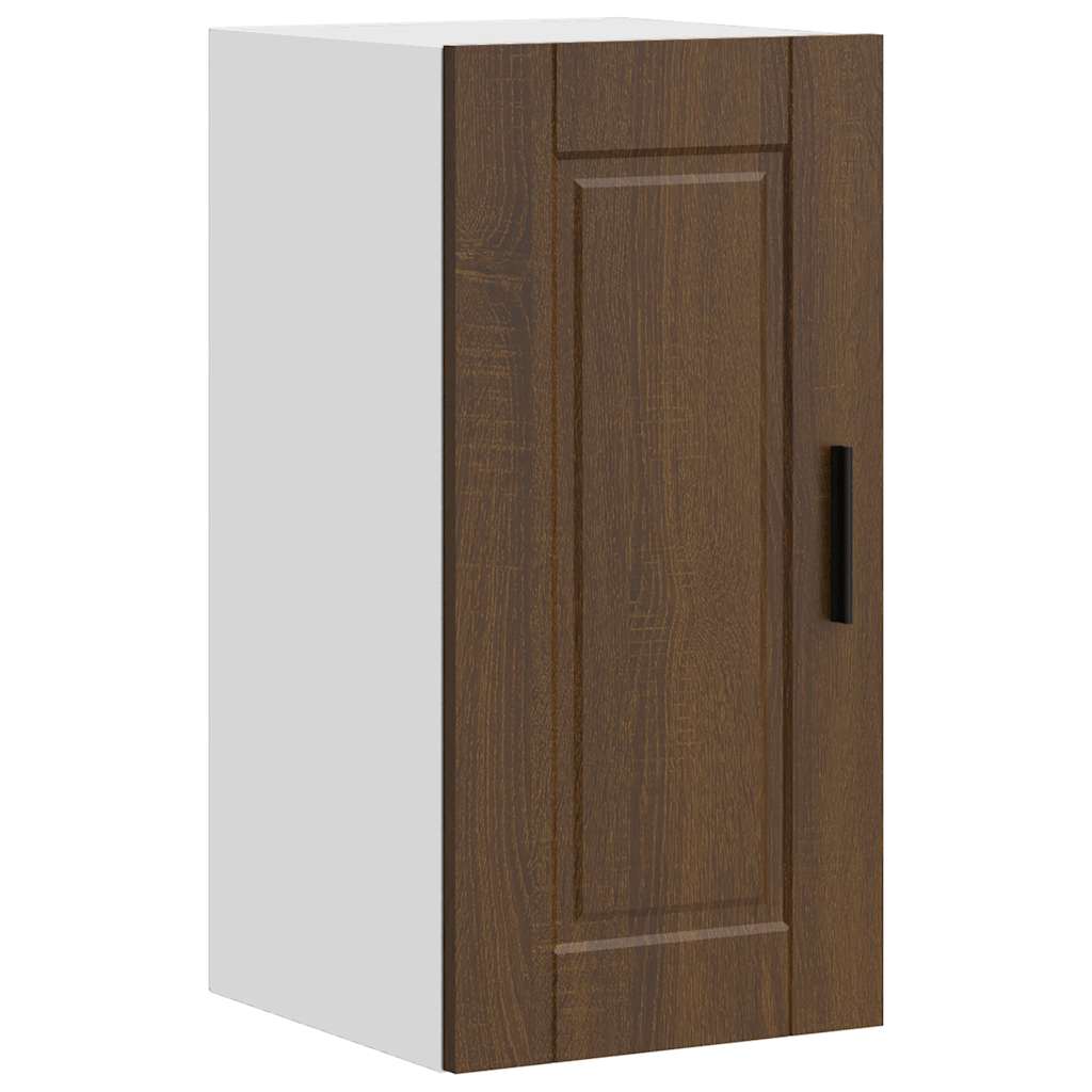 Kitchen Wall Cabinet "Porto" Brown Oak Engineered Wood