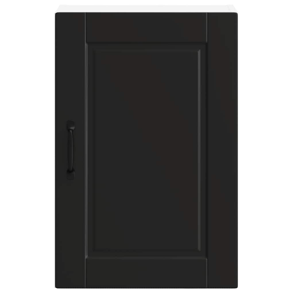 vidaXL Kitchen Wall Cabinet Porto Black Engineered Wood