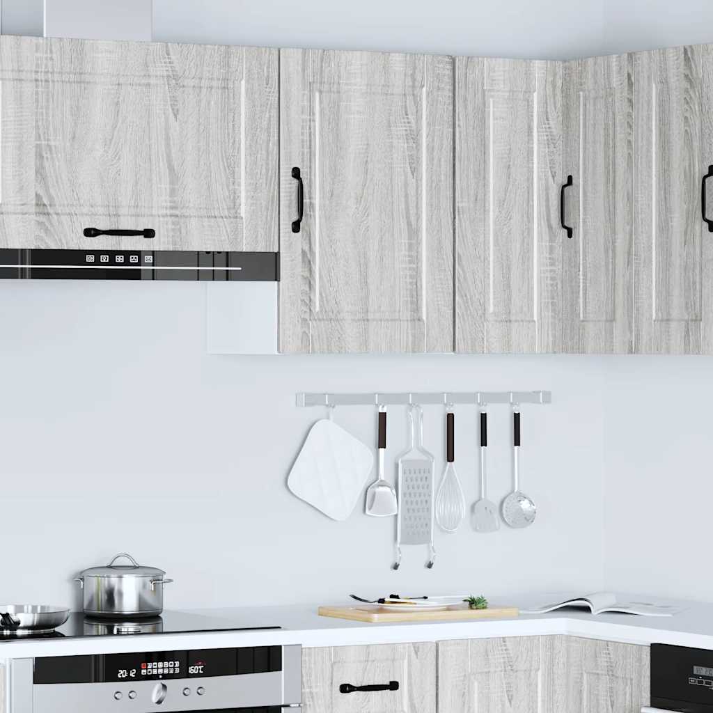 vidaXL Kitchen Wall Cabinet Porto Grey Sonoma Engineered Wood