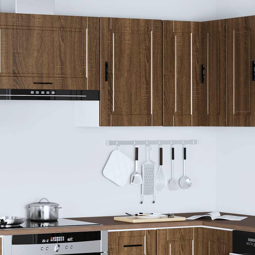 vidaXL Kitchen Wall Cabinet Porto Brown Oak Engineered Wood