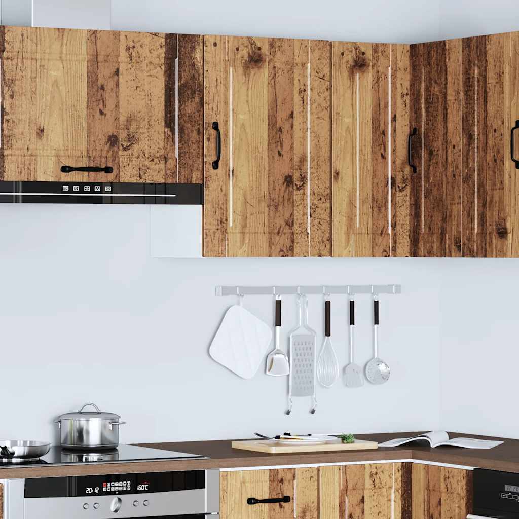 vidaXL Kitchen Wall Cabinet Porto Old Wood Engineered Wood