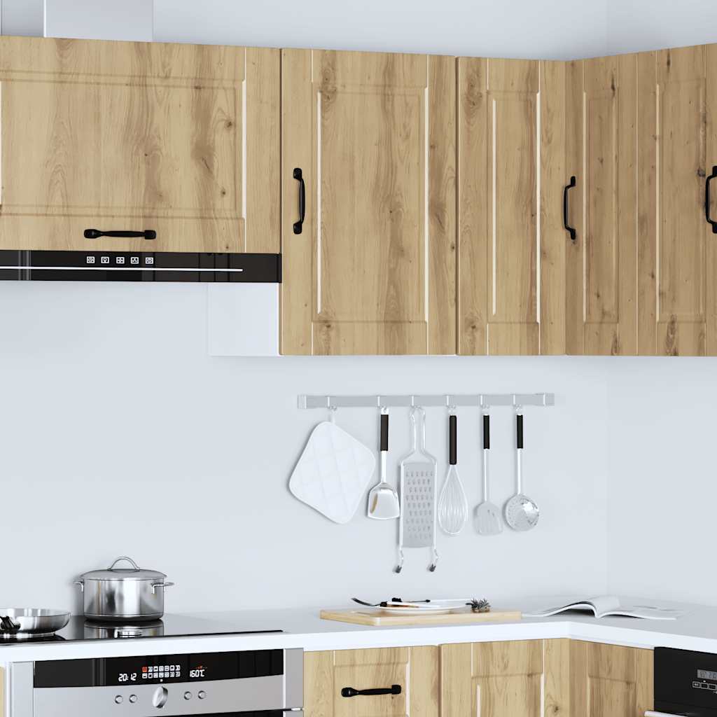 vidaXL Kitchen Wall Cabinet Porto Artisan Oak Engineered Wood