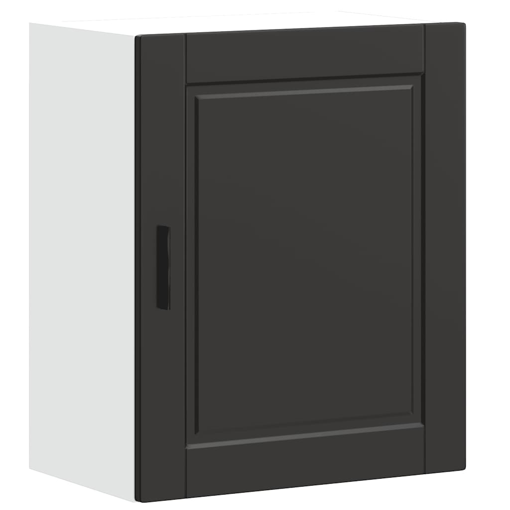 vidaXL Kitchen Wall Cabinet Porto Black Engineered Wood