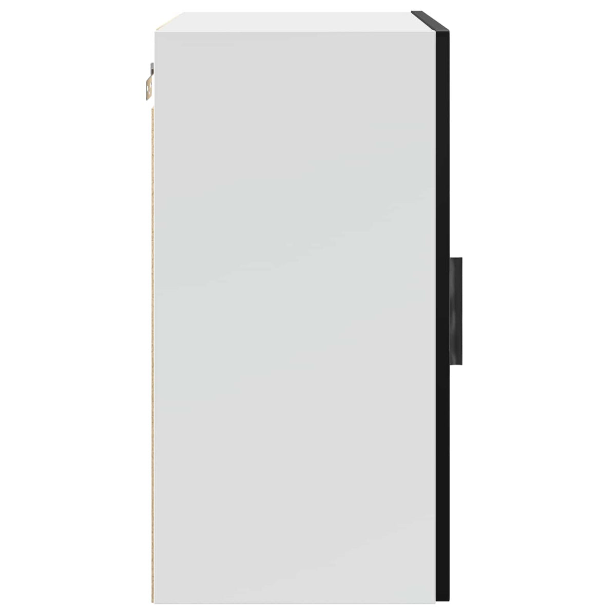 Kitchen Wall Cabinet "Porto" Black Engineered Wood