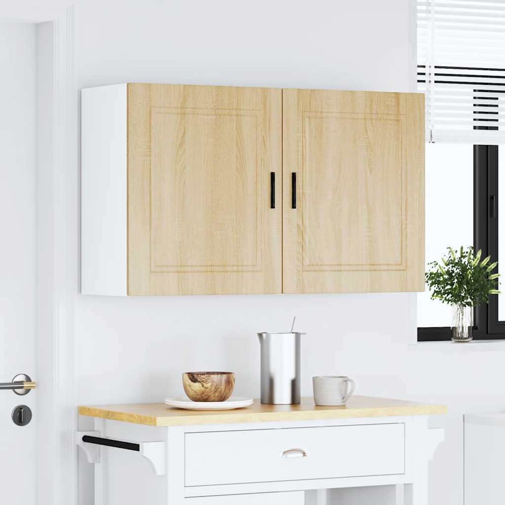 vidaXL Kitchen Wall Cabinets 2 pcs Porto Sonoma Oak Engineered Wood