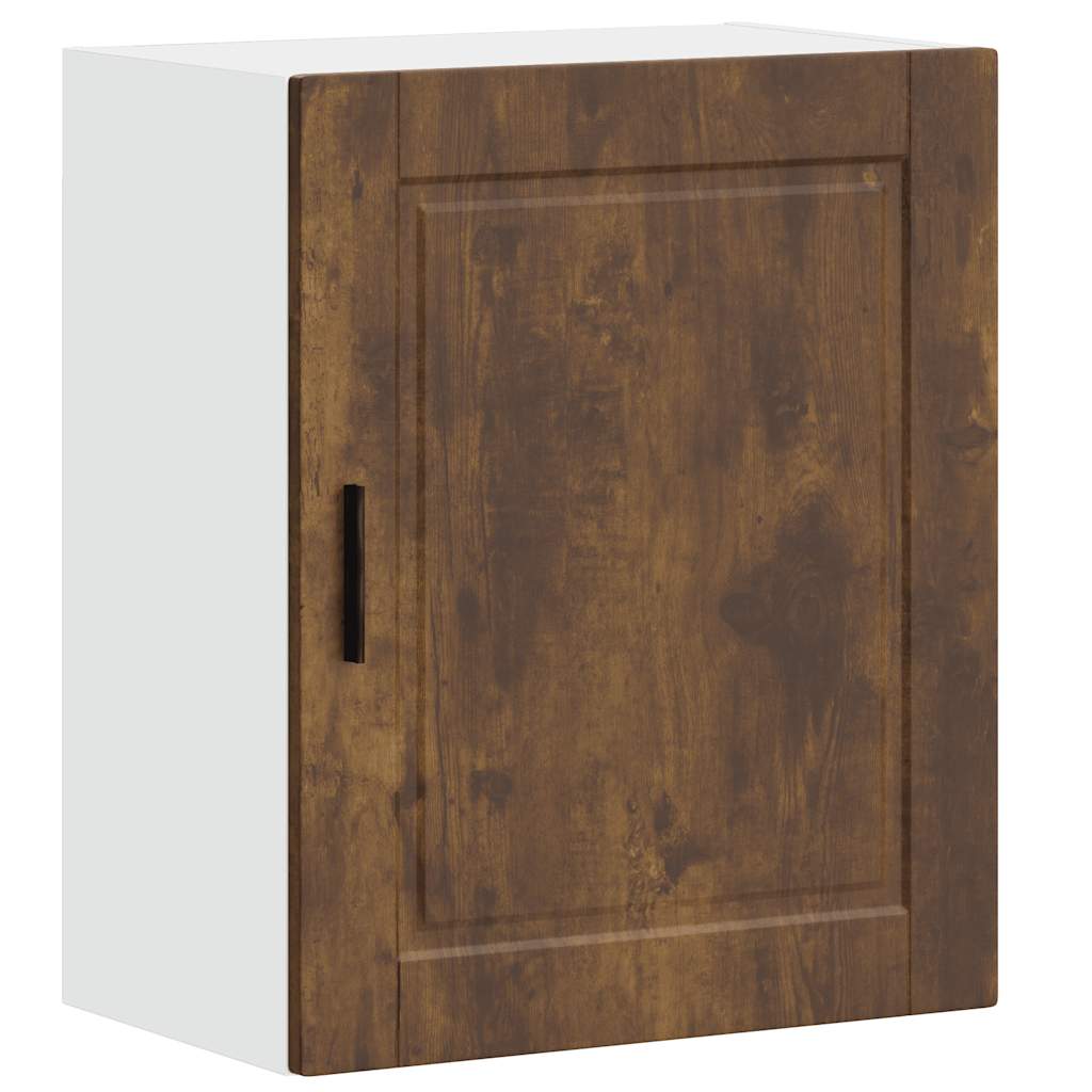 Kitchen Wall Cabinets 2 pcs "Porto" Smoked Oak Engineered Wood