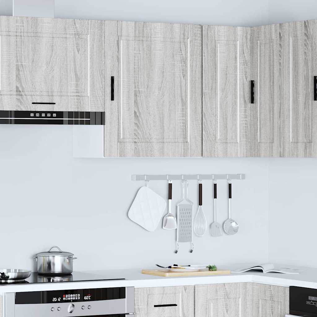 vidaXL Kitchen Wall Cabinet Porto Grey Sonoma Engineered Wood