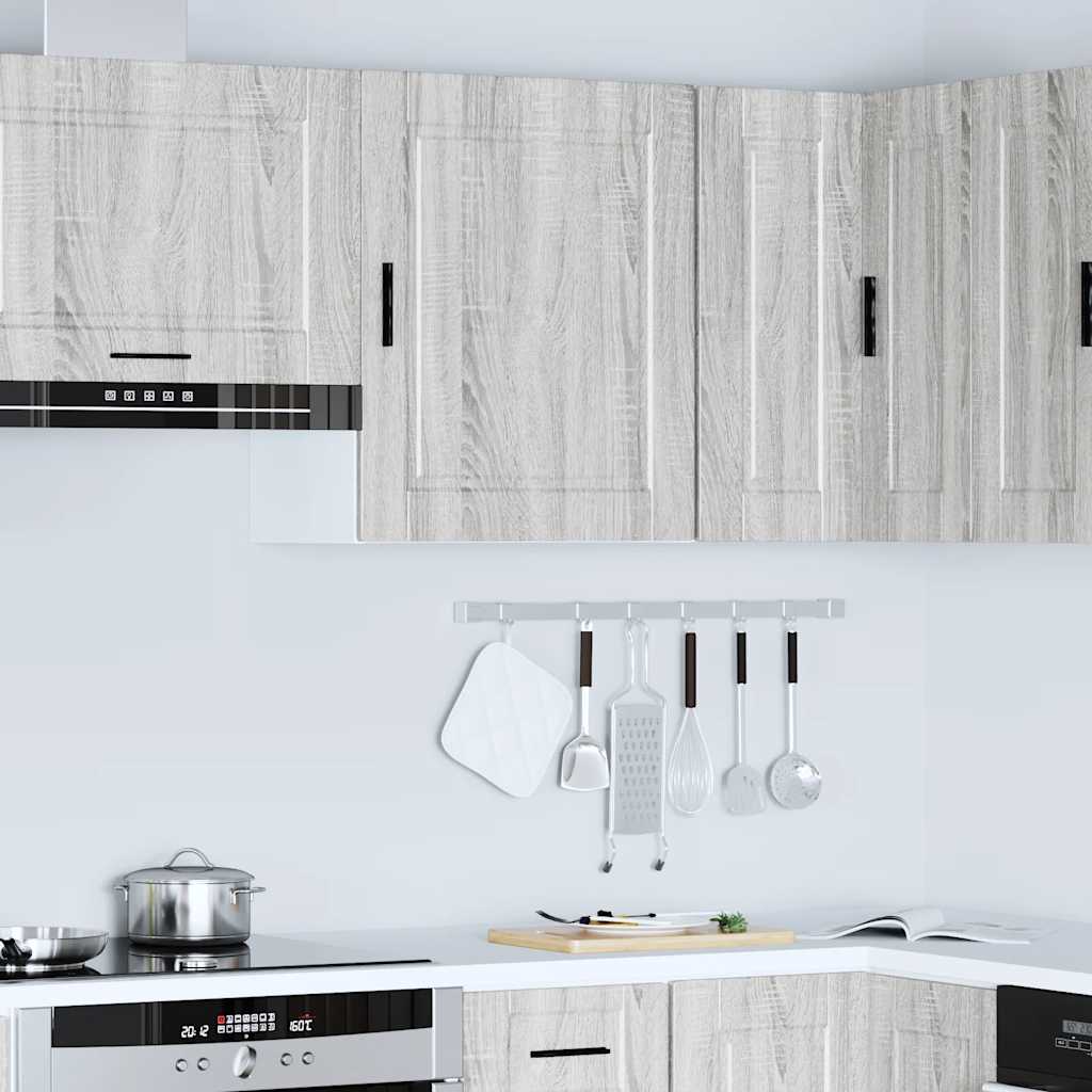 Kitchen Wall Cabinet "Porto" Grey Sonoma Engineered Wood