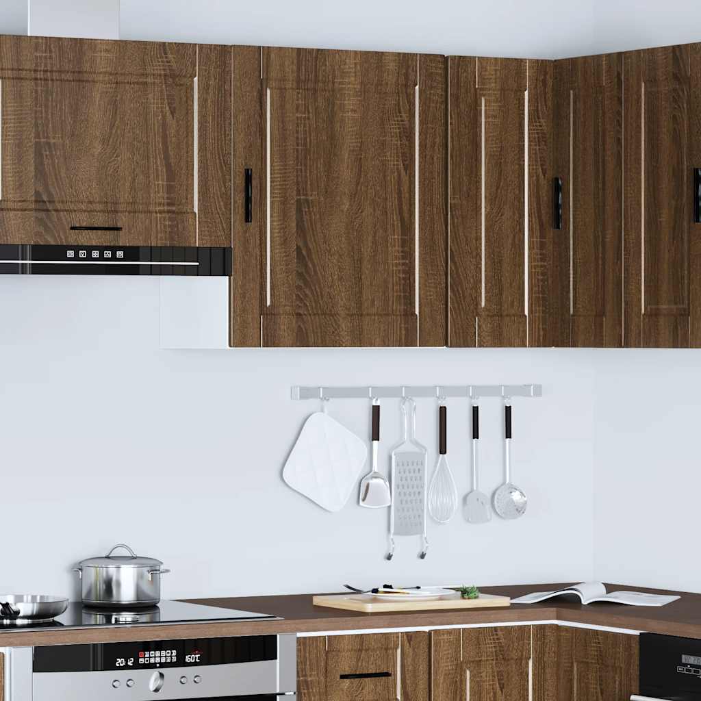 vidaXL Kitchen Wall Cabinet Porto Brown Oak Engineered Wood