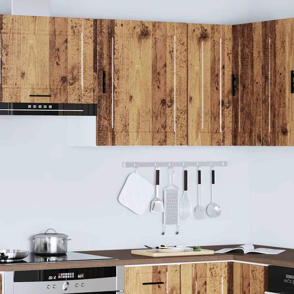 vidaXL Kitchen Wall Cabinet Porto Old Wood Engineered Wood