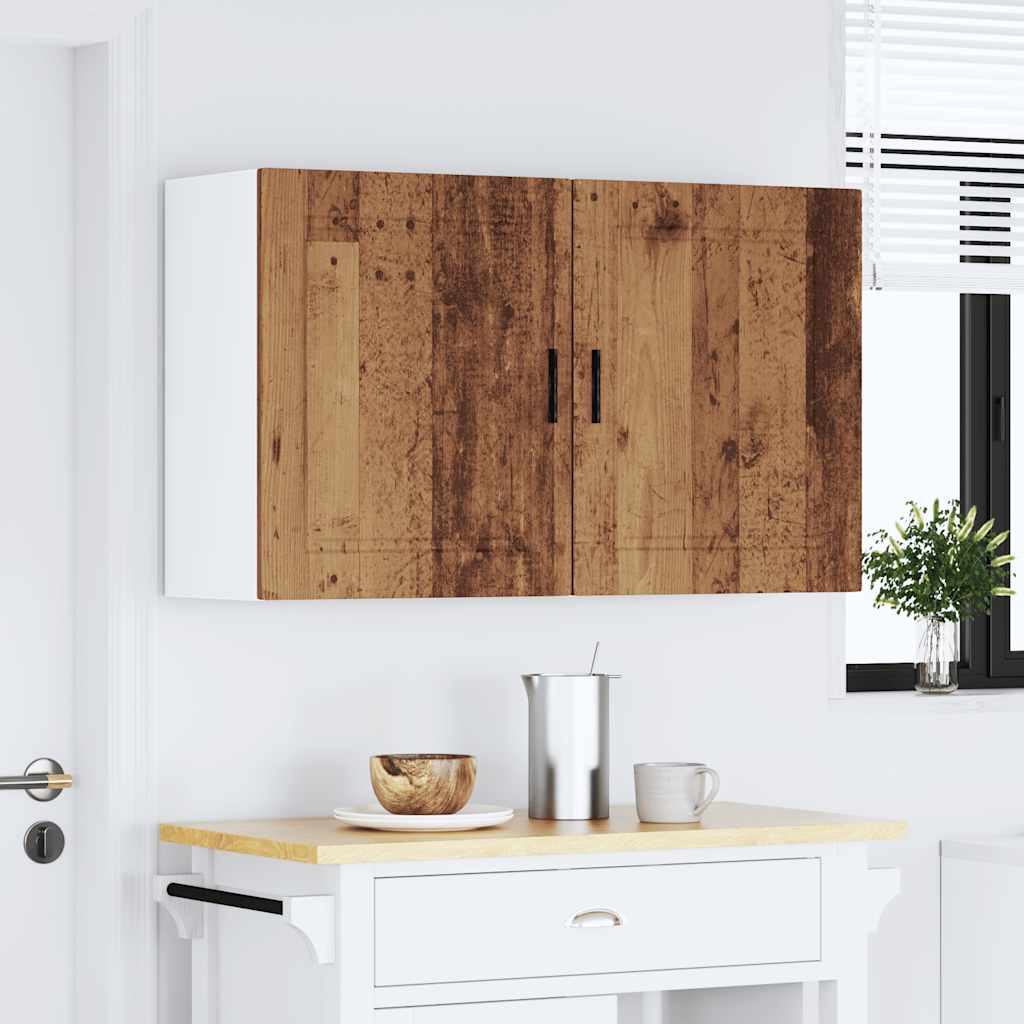 vidaXL Kitchen Wall Cabinets 2 pcs Porto Old Wood Engineered Wood