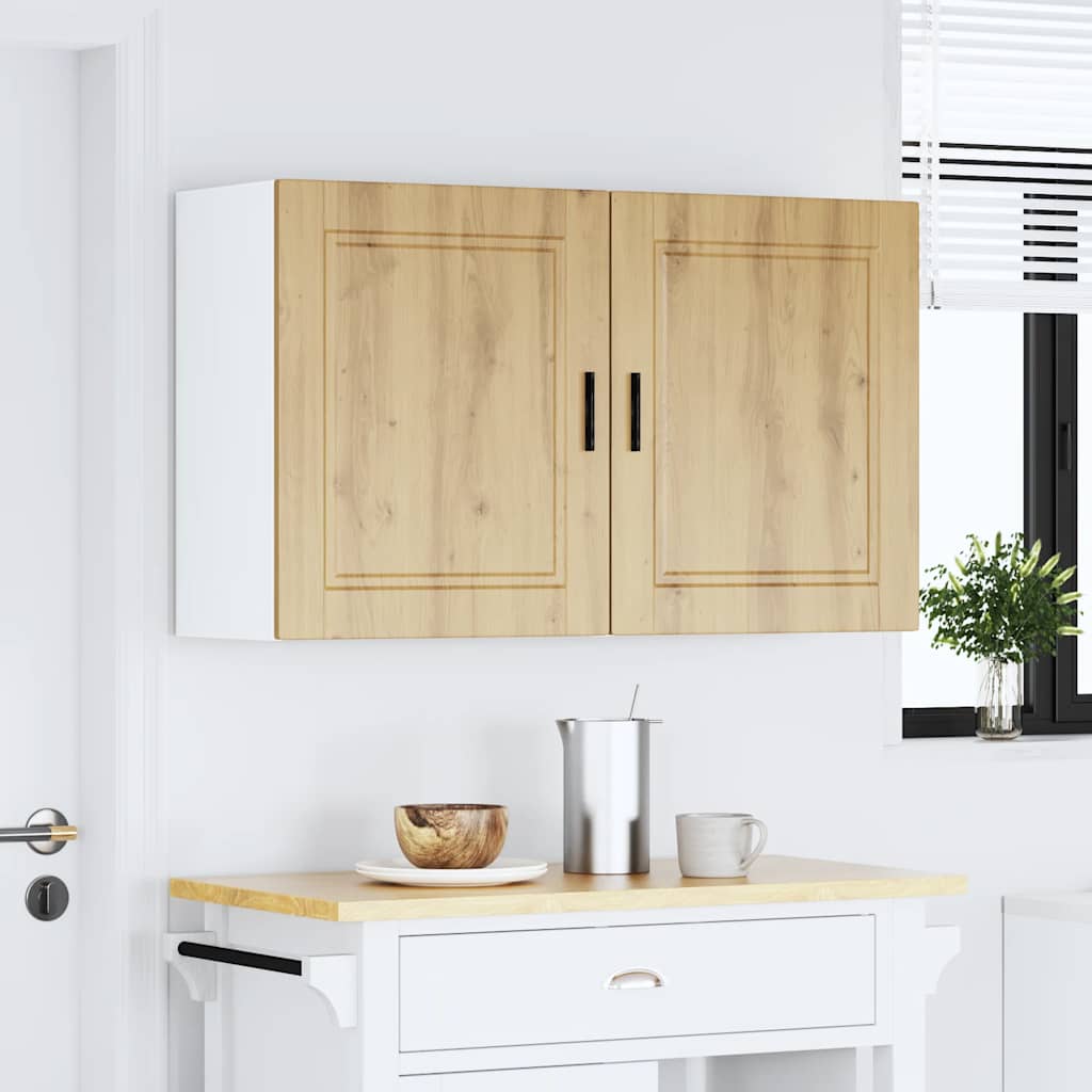 vidaXL Kitchen Wall Cabinets 2 pcs Porto Artisan Oak Engineered Wood