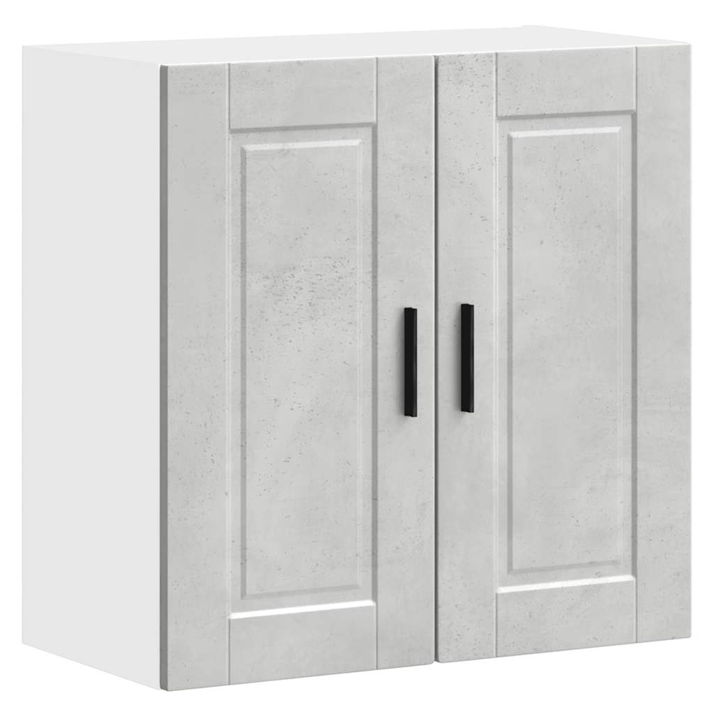 Kitchen Wall Cabinet "Porto" Concrete Grey Engineered Wood