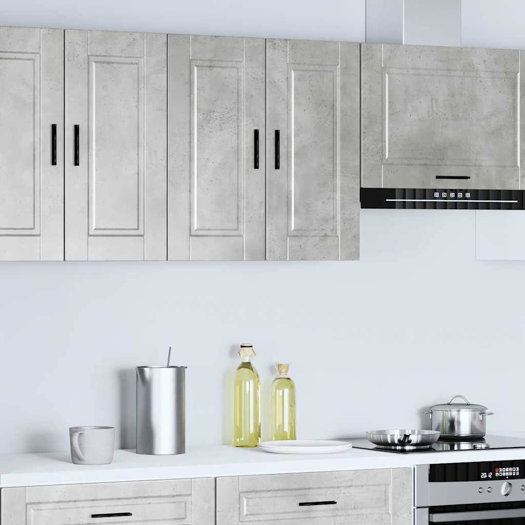 vidaXL Kitchen Wall Cabinet Porto Concrete Grey Engineered Wood