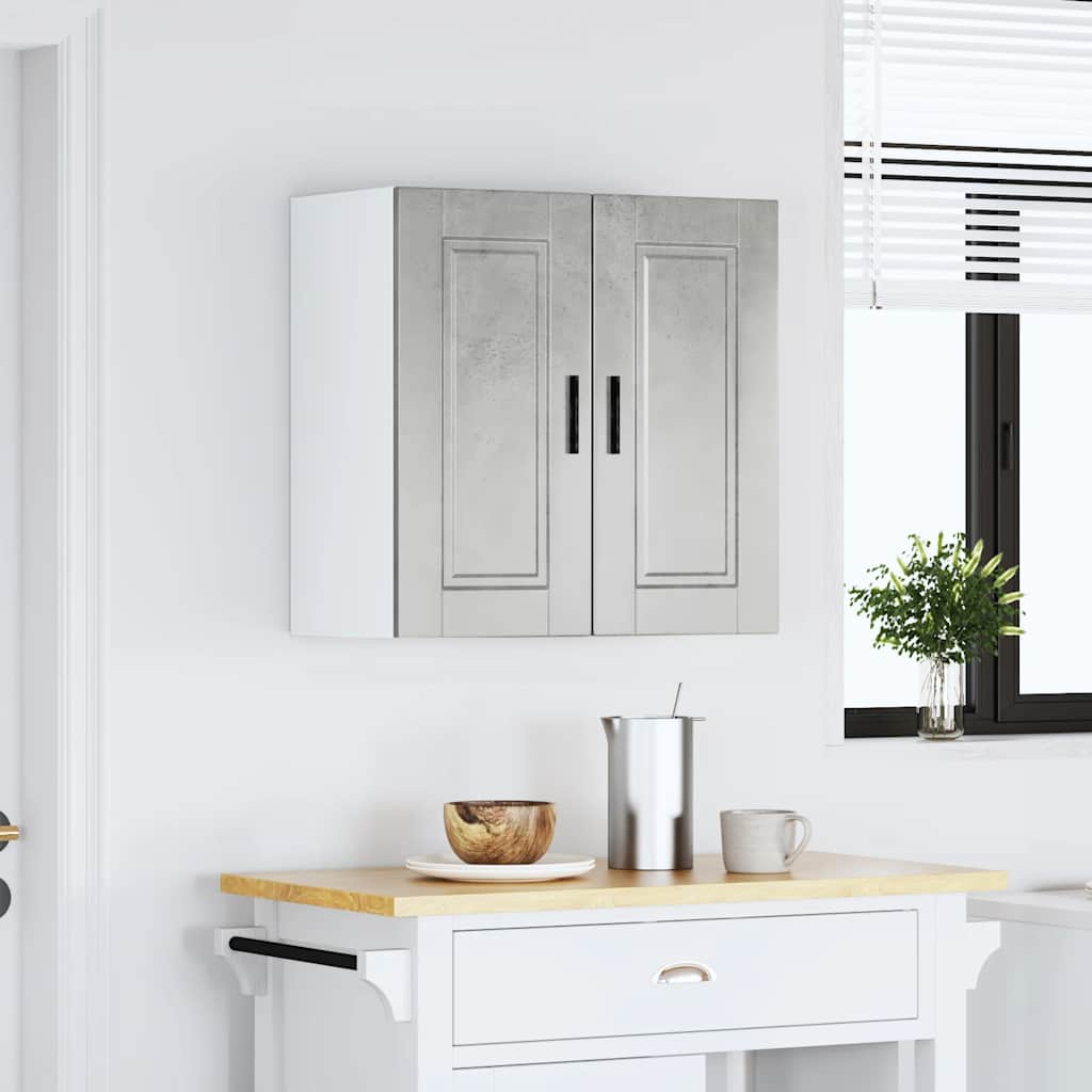 vidaXL Kitchen Wall Cabinet Porto Concrete Grey Engineered Wood