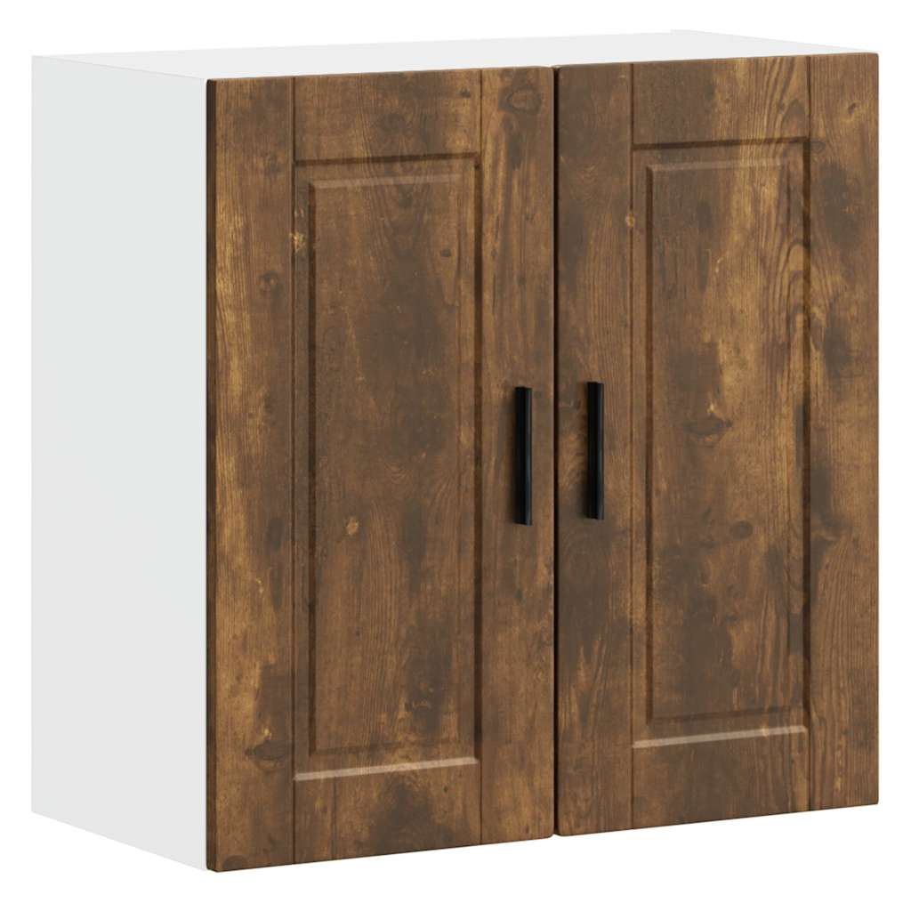 Kitchen Wall Cabinet "Porto" Smoked Oak Engineered Wood