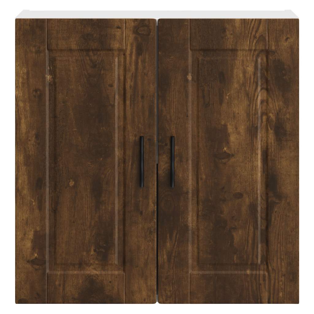 Kitchen Wall Cabinet "Porto" Smoked Oak Engineered Wood