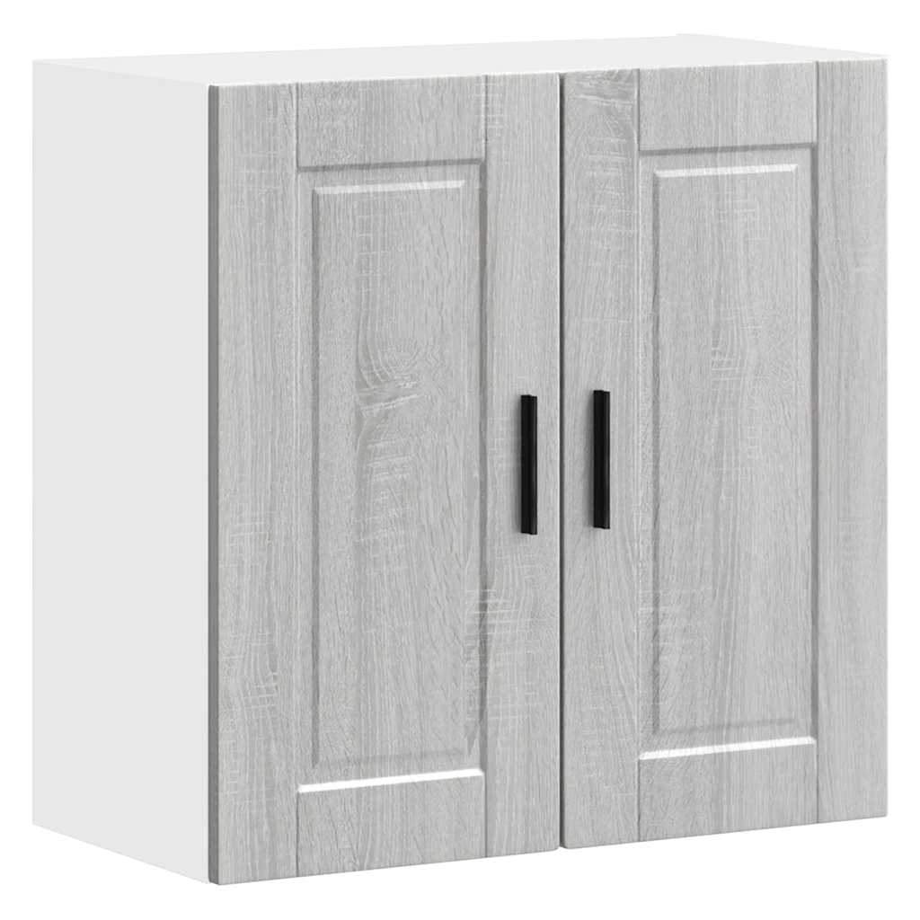 Kitchen Wall Cabinet "Porto" Grey Sonoma Engineered Wood