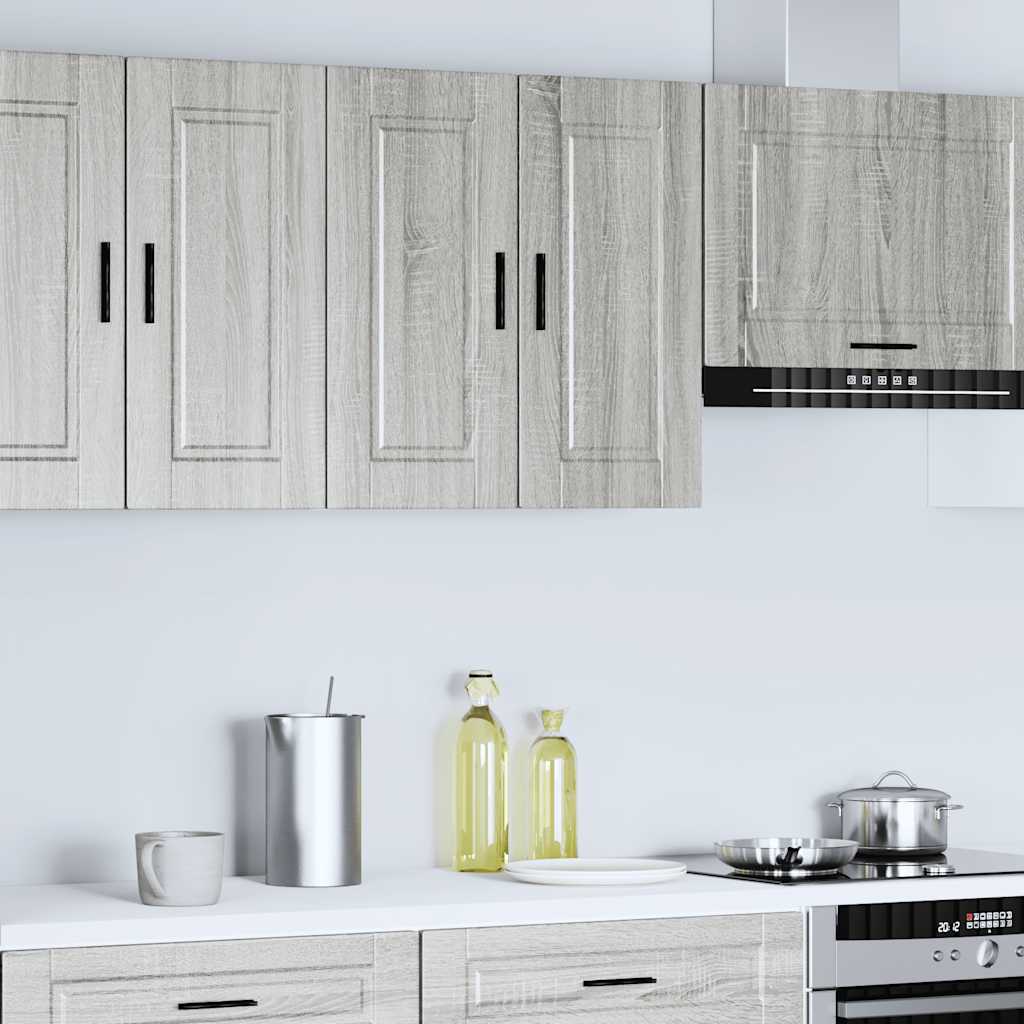 vidaXL Kitchen Wall Cabinet Porto Grey Sonoma Engineered Wood