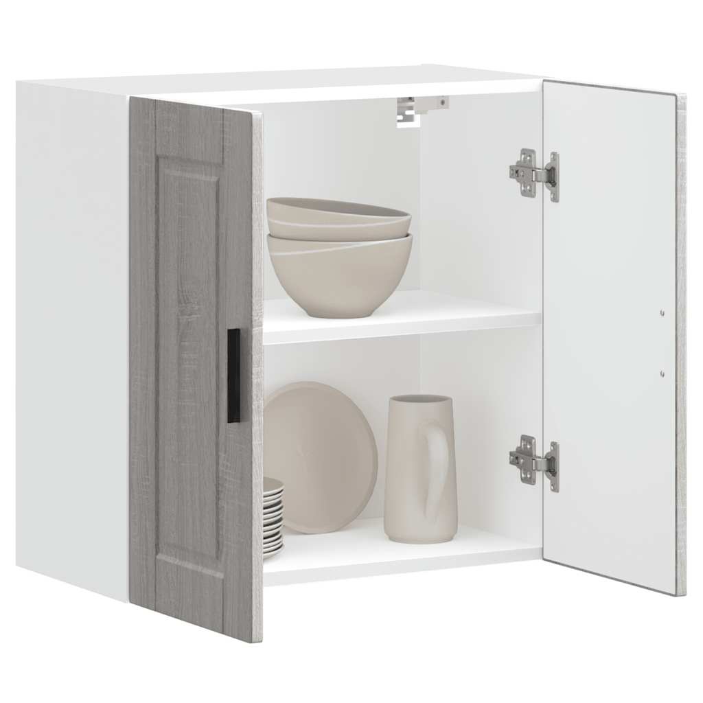 Kitchen Wall Cabinet "Porto" Grey Sonoma Engineered Wood