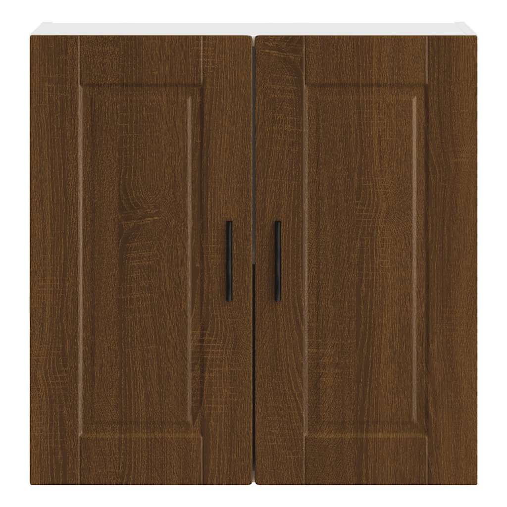 Kitchen Wall Cabinet "Porto" Brown Oak Engineered Wood