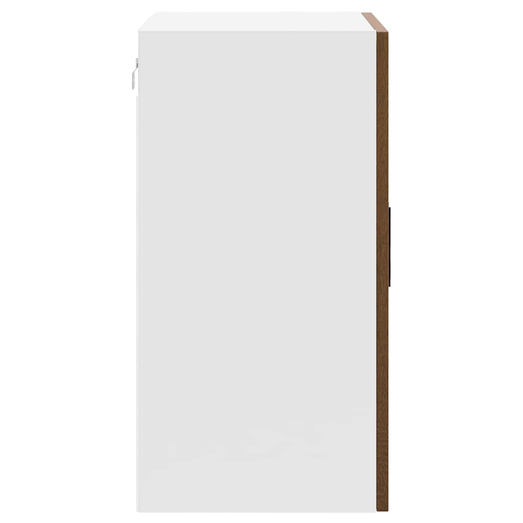 Kitchen Wall Cabinet "Porto" Brown Oak Engineered Wood