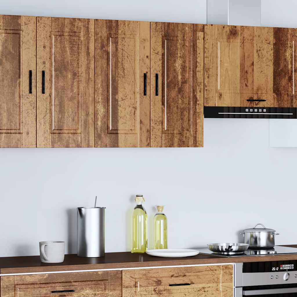 vidaXL Kitchen Wall Cabinet Porto Old Wood Engineered Wood