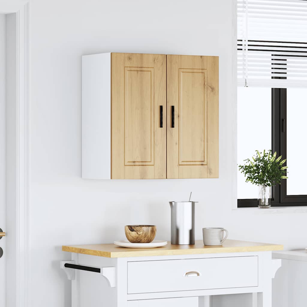 Kitchen Wall Cabinet "Porto" Artisan Oak Engineered Wood