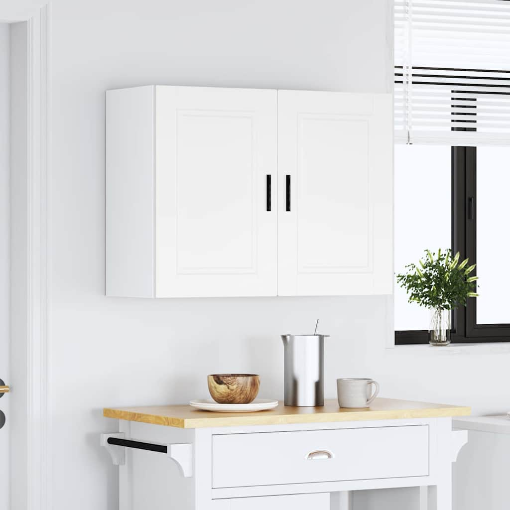 vidaXL Kitchen Wall Cabinet Porto White Engineered Wood