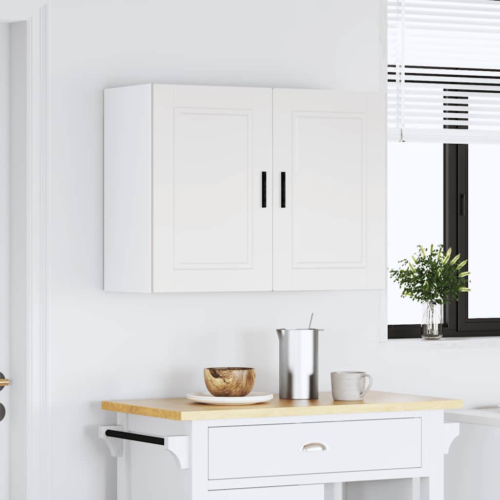 Kitchen Wall Cabinet "Porto" White Engineered Wood