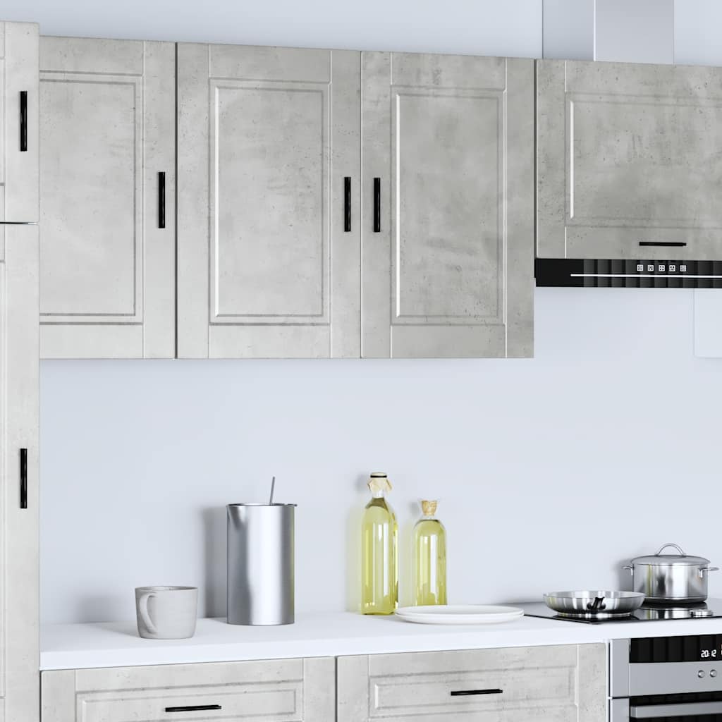 vidaXL Kitchen Wall Cabinet Porto Concrete Grey Engineered Wood