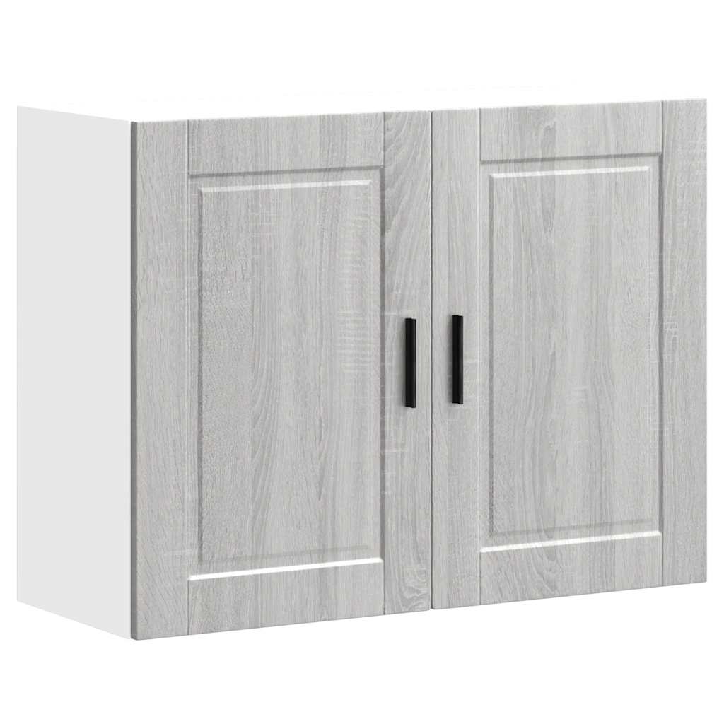 vidaXL Kitchen Wall Cabinet Porto Grey Sonoma Engineered Wood