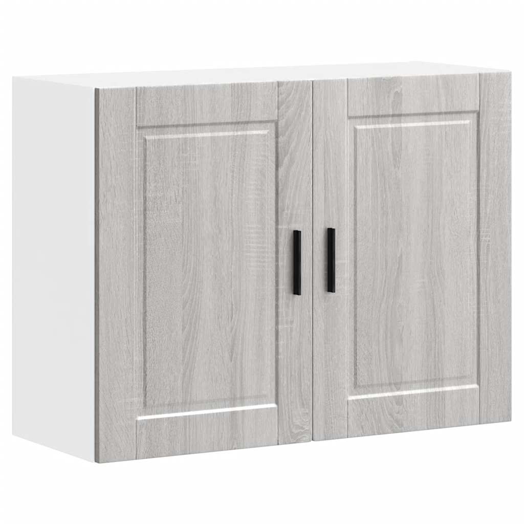 Kitchen Wall Cabinet "Porto" Grey Sonoma Engineered Wood