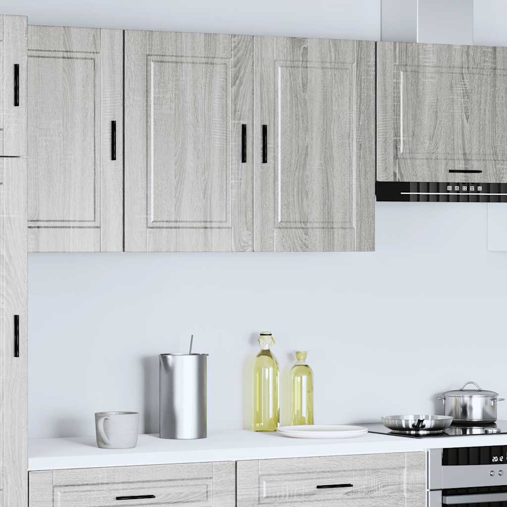 vidaXL Kitchen Wall Cabinet Porto Grey Sonoma Engineered Wood