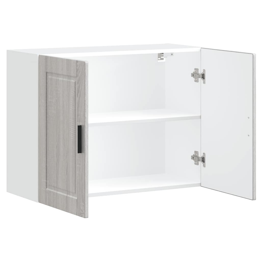 Kitchen Wall Cabinet "Porto" Grey Sonoma Engineered Wood